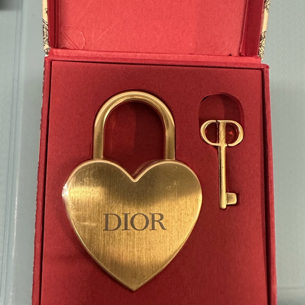 Christian Dior Lock & Key Set